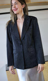 Black Rhinestone Blazer