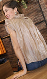 Rouched Neck Blouse