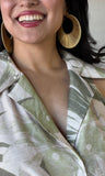 Palm Printed Top