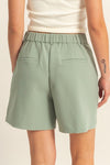 High Waist Pleated Chic Shorts