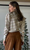 Stripe Sweater Top