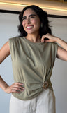 Sleeveless T-shirt