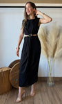 Black Sleevless Dress
