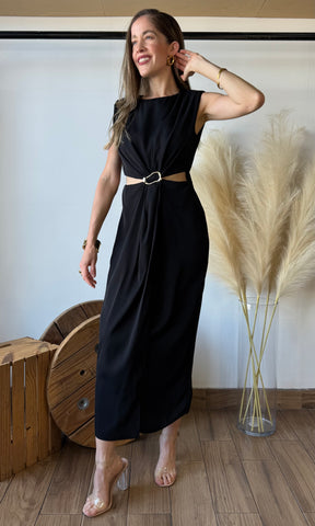 Black Sleevless Dress