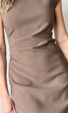 Ruched Fitted Mini Dress