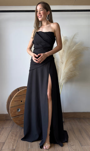 Draped Meredith Gown