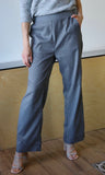 Grey Pinstripe Pants