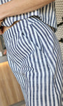 Linen Striped Pants