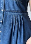 Denim Button Down Shirt Mini Dress