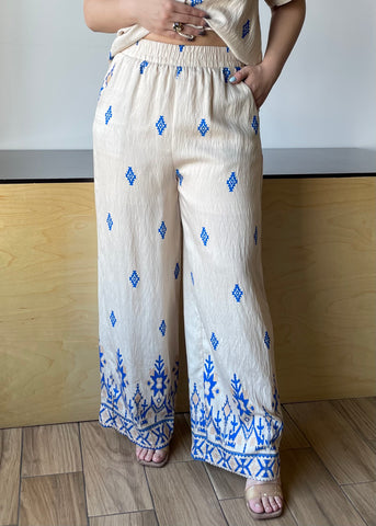 Graphic Print Pants
