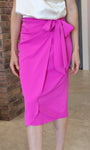 Fuschia Side Knot Skirt