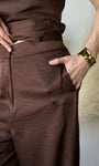 Loose Fit Solid Pants
