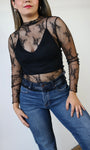 Black Lace Top