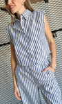 Linen Striped Blouse