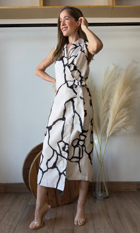 Wrap Linnen Dress