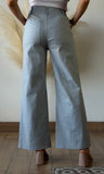 High-waist Straight Pants