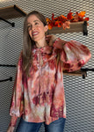 Flowy Blouse With Neck Tie