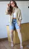 Washed Relaxed Long Sleeve Shirt