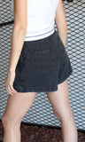 Black Denim Short