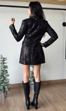 Sequins Blazer Dress