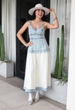 Denim Contsrast Dress