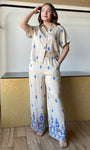 Graphic Print Blouse