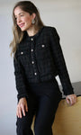 Black Tweed Blazer