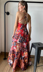 Printed V-neck Shoulder Strap O-ring