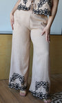 Embroidery Detail Pants