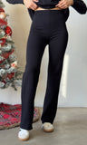 Turtleneck Knitted Pants Set