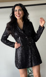 Sequins Blazer Dress