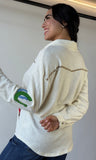 Western Embroidered Button Down Shirt