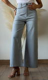 High-waist Straight Pants