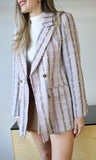 Lilac Tweed Blazer