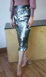 Sequin Midi Skirt