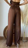 Loose Fit Solid Pants