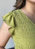 Flutter Sleeve Maxi Dress