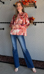 Flowy Blouse With Neck Tie