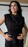 Black Sleeveless Blouse