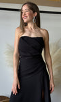 Draped Meredith Gown