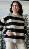 Comfy Stripe Sweater Set