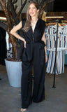 Satin Tie Jumpsuit