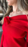 Off Shoulder Corsage Detail Top