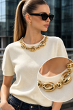 Gold Chain Knit