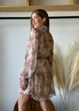 Flower Print Dress