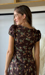 Brown Flower Dress