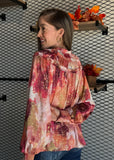 Flowy Blouse With Neck Tie