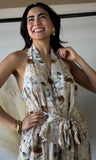 Flower Print Halter Top