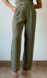 Linen Effect Pants