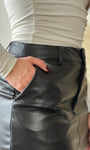 Leather Mini Skirt